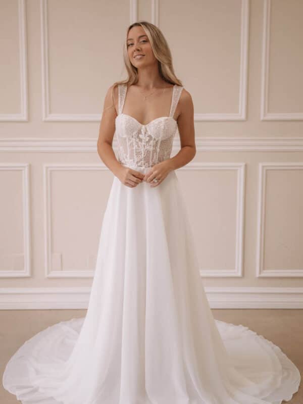 robe de mariee maxims wedding michelle 1