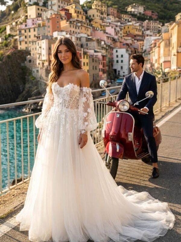 Robe de mariée Paul & Nathalie 27pn20 - vue 1